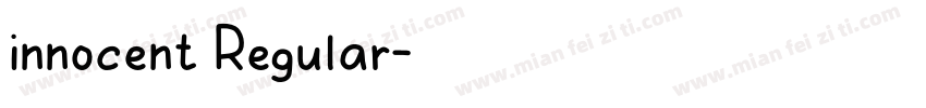 innocent Regular字体转换